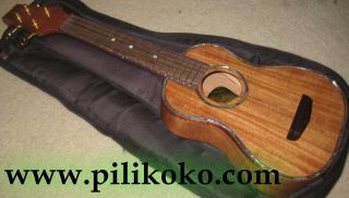 Koa Pili Koko Ukulele Deluxe Soprano Solid Acacia Wood