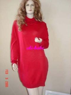 Phillip Lim Ruby Red Sweater Dress L