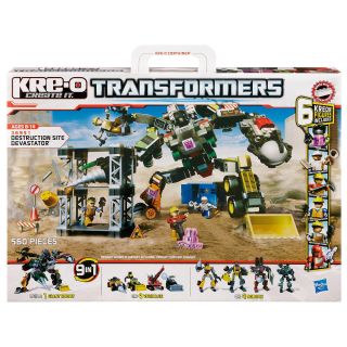 Kreo Devastator Transformers Lego Combiner in Hand