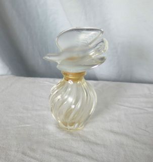 Vintage Nina Ricci LAir Du Temps Lalique Perfume Bottle with Dove