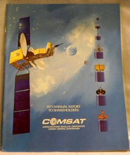 Annual Report Comsat 1977 Communications Satellite Corporation