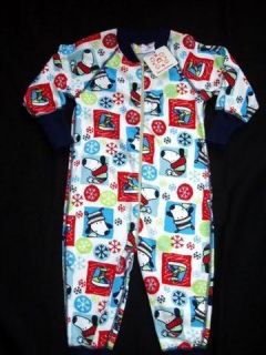 Hanna Andersson Loose Fit Snowflake Baby Zippers 70