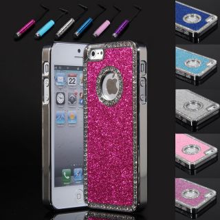 Bling Glitter Chrome Diamond rhinestone Hard Case Cover For iPhone 5