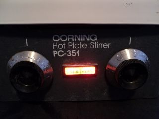 M96457 Corning PC 351 Hot Plate Magnetic Laboratory Stirrer