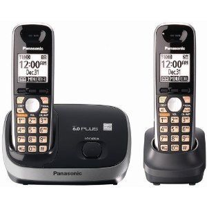 PANASONIC KX TG6512B + 2 KX TGA652B Handsets DECT 6.0 Cordless Phone