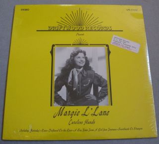 Margie L Lane Careless Hands Vintage Private Label Country LP Still