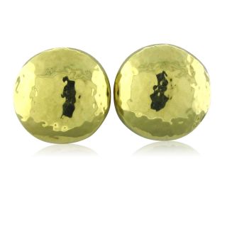 New IPPOLITA 18K Gold Gl Dot Button Earrings $1295 FV12A