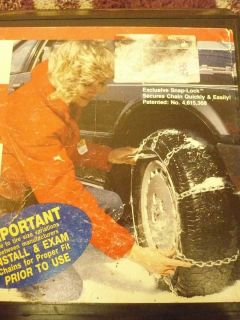 Pair Laclede Sierra Cable Link Snow Chains 1922