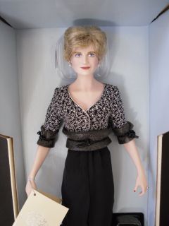 Princess Diana Nobility Doll Franklin Mint New In Box Never Removed
