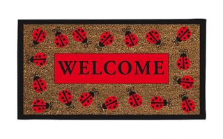 Coir Mat Ladybug Welcome 2RM090