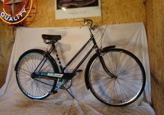 1965 Hercules Ladies 3 Speed Road Cruiser Bike Vintage Raleigh Bicycle