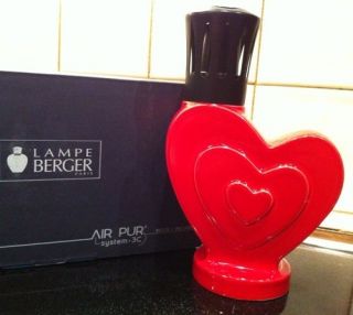 New Lampe Berger Catalytic Fragrance Lamp La Coeur Red Heart