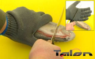 Talon Filleting Unhooking Butchers Fillet Glove