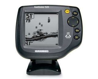 Used Humminbird Fishfinder 525 Includes Powercable Mount Transducer