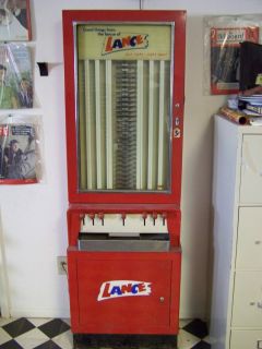 Vintage Lance Vending Snack Machine