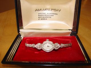 Hamilton Vintage Ladies Diamond Watch