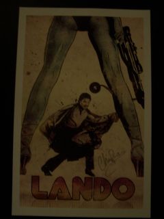 Lando Calrissian Print Hand Signed by Artist Michael Champion