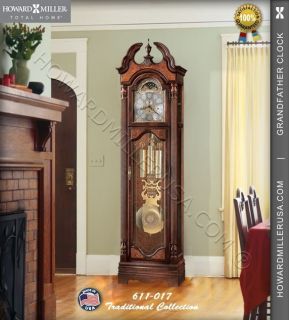 85 Traditional Grandfather Floor Clock in Cherry Langston