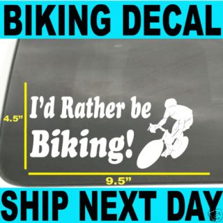 Cycling Vinyl Car Window Decal Bike Lance Livestrong