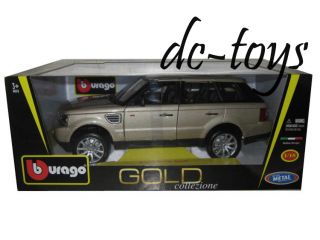 Bburago Land Rover Range Rover Sport 1 18 Diecast Gold