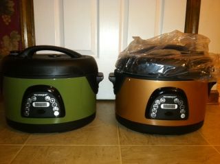 Large 6 5 Quart Pressure Cooker Slow Cooker with timer and voice