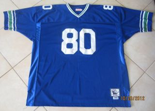 Steve Largent Seattle Seahawks 1984 Throwback NFL Jersey Size 60 5X