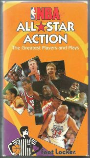  Action VHS Michael Jordan Larry Bird Charles Barkley Magic Johnson