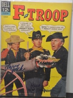 Troop 4 Dell Comic Signed by Larry Storch