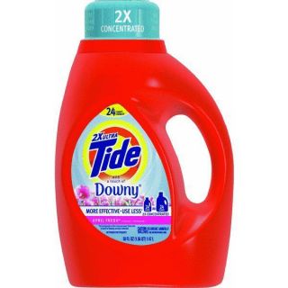 Tide 2X Liquid Laundry Detergent with Downy 24 Load April Fresh 13844