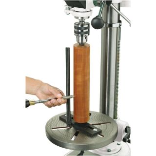 Turn Your Drill Press Into A Vertical Wood Lathe Attachment Tool for