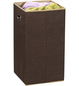 Collapsible Folding Laundry Hamper with Handles by Household