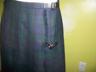 Laura Ashley Blackwatch Tartan Skirt