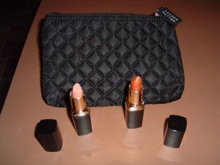 Signature Club A Lipstick Lot of 2+ Lauren Hutton Makeup Cosmetic Bag