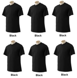Medium Mens Blank Black 100 Cotton Wholesale Bulk Shirts