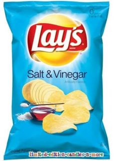 Bag Lays Salt Vinegar Potato Chips Crisp Fresh