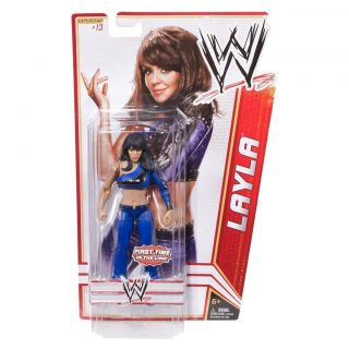 Layla WWE Mattel Basic Series 15 Action Figure Toy 13