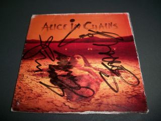 Alice In Chains Signed Dirt Cd Layne Staley Mike Starr ALL 4 ORIGINAL