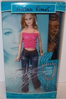 Barbie Leann Rimes Doll w Poster and Bracelet
