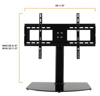 Tabletop Stand Pedestal Base and Wall Mount for 37 55 LCD TVs
