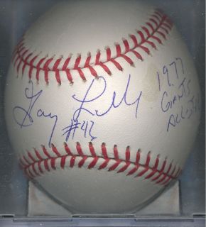 Gary Lavelle San Francisco Giants All Star OML Autographed Signed