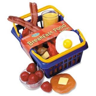 Learning Resources Pretend and Play Breakfast Foods Basket LER7296