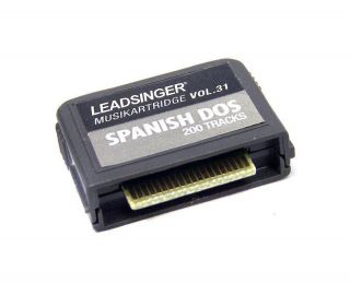 NEW Leadsinger Chip 200 Spanish Songs Video Karaoke DOS Vol 31 Latin