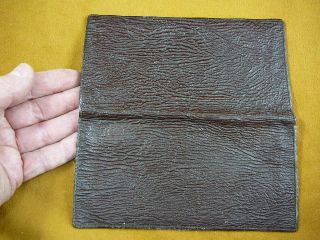 vintage WALLET genuine SHARK skin leather checkbook exotic cover Wow