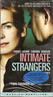Intimate Strangers VHS (2004 promo) Patrice Leconte, Fabrice Luchini