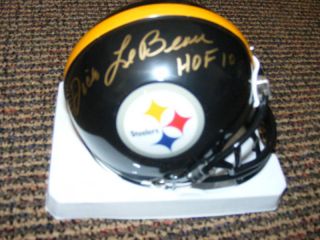 Dick LeBeau Autographed Mini Helmet Pittsburgh Steelers