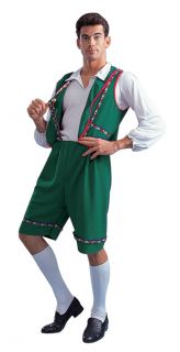 Bavarian German Lederhosen Oktoberfest Costume Swiss Alpine Green