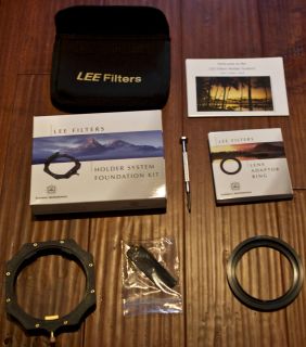 Lee Filters Holder System Foundation Kit With 77mm Wide Angle Lens