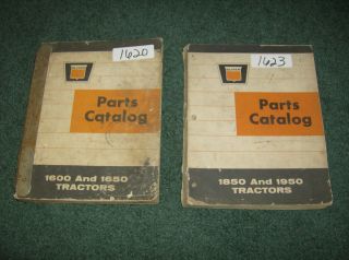 Oliver Tractor 1600 and 1650 AND1850 and 1950 Parts Catalog