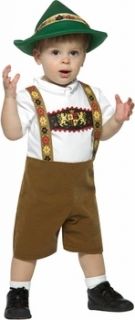 Baby Infant Lederhosen Boy Halloween Holiday Costume Party Size 12 24M