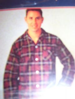 Brand New Mens Designer Flannel Pajamas Med LG XL or XXL Specify Size